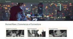 Desktop Screenshot of humanware.it